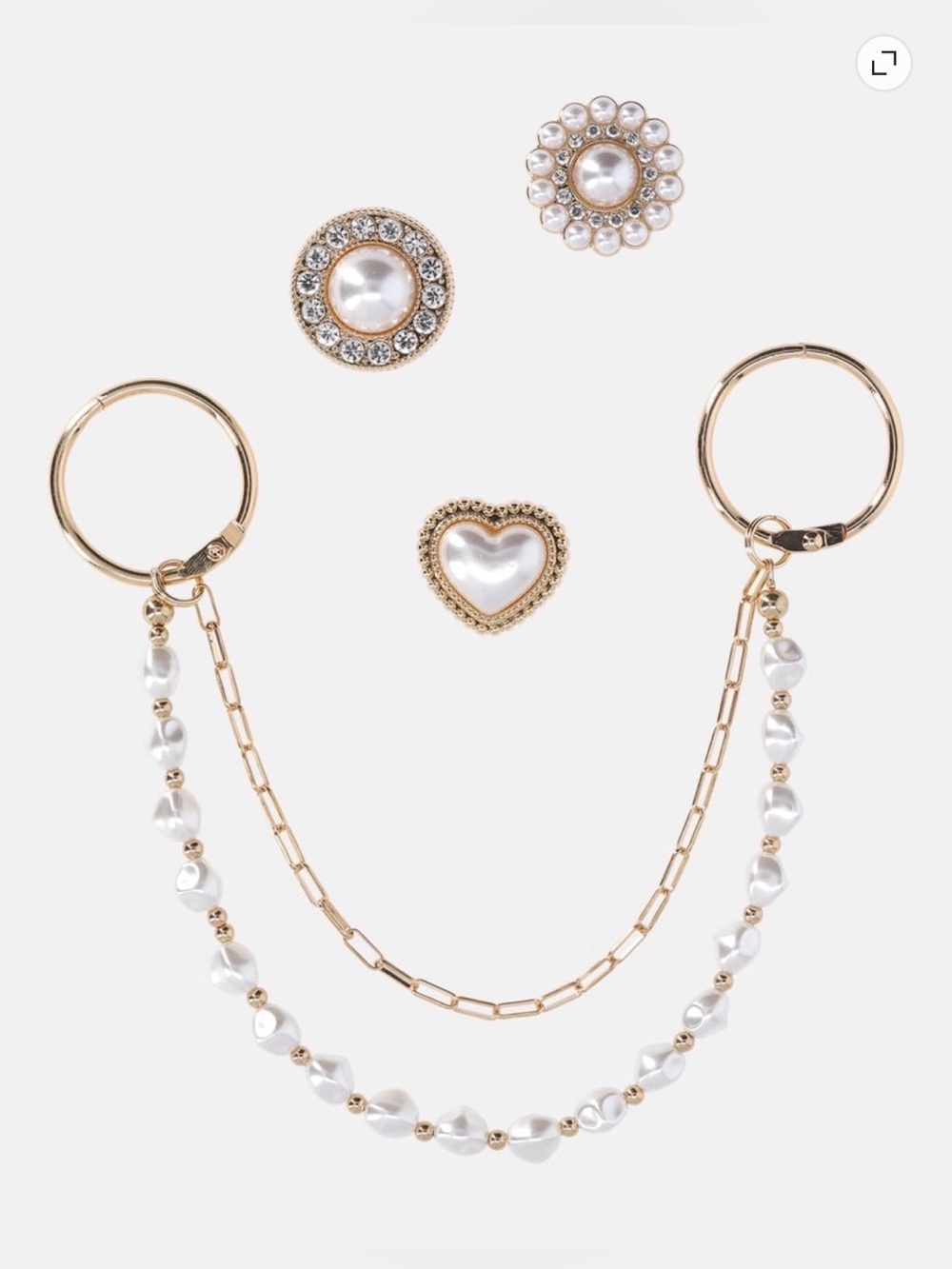 Snap On Bag Charms for Tote Bag from Time and Tru New